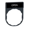 Schneider Electric Legend and Legend Holder Kit for Use with XALD Series, XB4 Series, XALK Series, XB5 Series ZBY2313