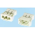 Wieland GST18 Series Panel Mount Connector Male Spring Clamp, 3-Pole, 16A, 3-Way, 250V, IP40 GST18