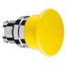 Schneider Electric Harmony XB4 Series Yellow Spring Return Round Push Button Head 22 mm Cutout IP66 IP69K ZB4BC5