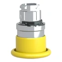Schneider Electric Harmony XB4 Series Yellow Spring Return Round Push Button Head 22 mm Cutout IP66 IP69K ZB4BC5