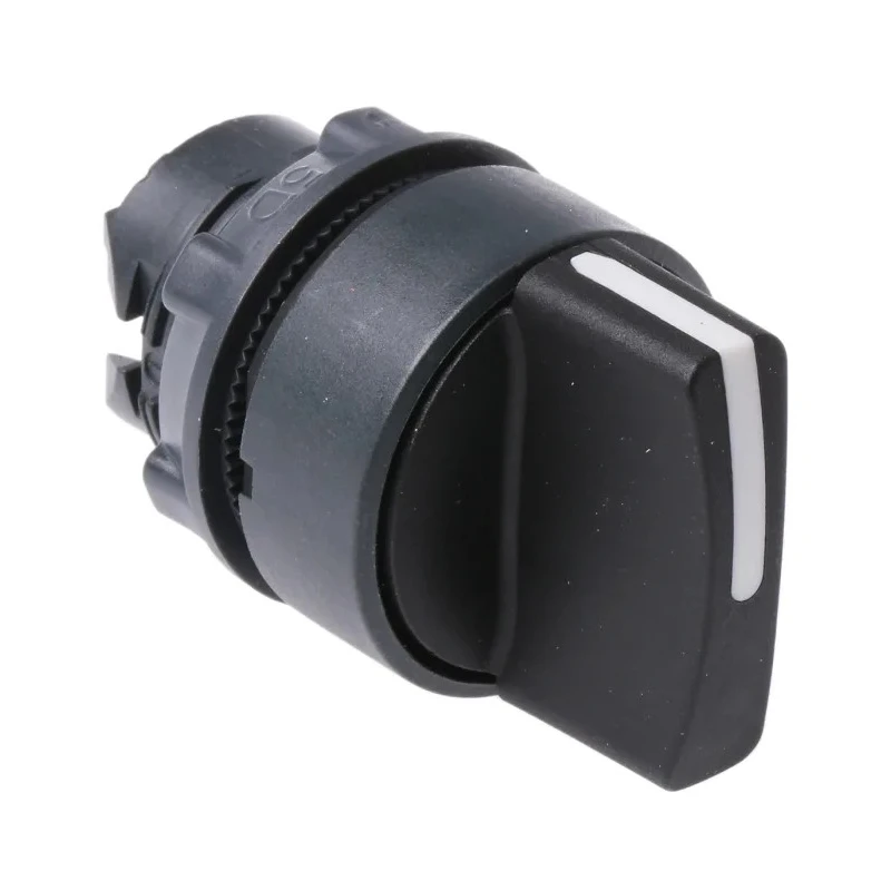 Schneider Electric Harmony Series 3 Position Selector Switch Head, 22 mm Cutout, Black Handle, IP67, IP69, IP69K ZB5AD5