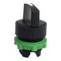 Schneider Electric Harmony Series 3 Position Selector Switch Head, 22 mm Cutout, Black Handle, IP67, IP69, IP69K ZB5AD5