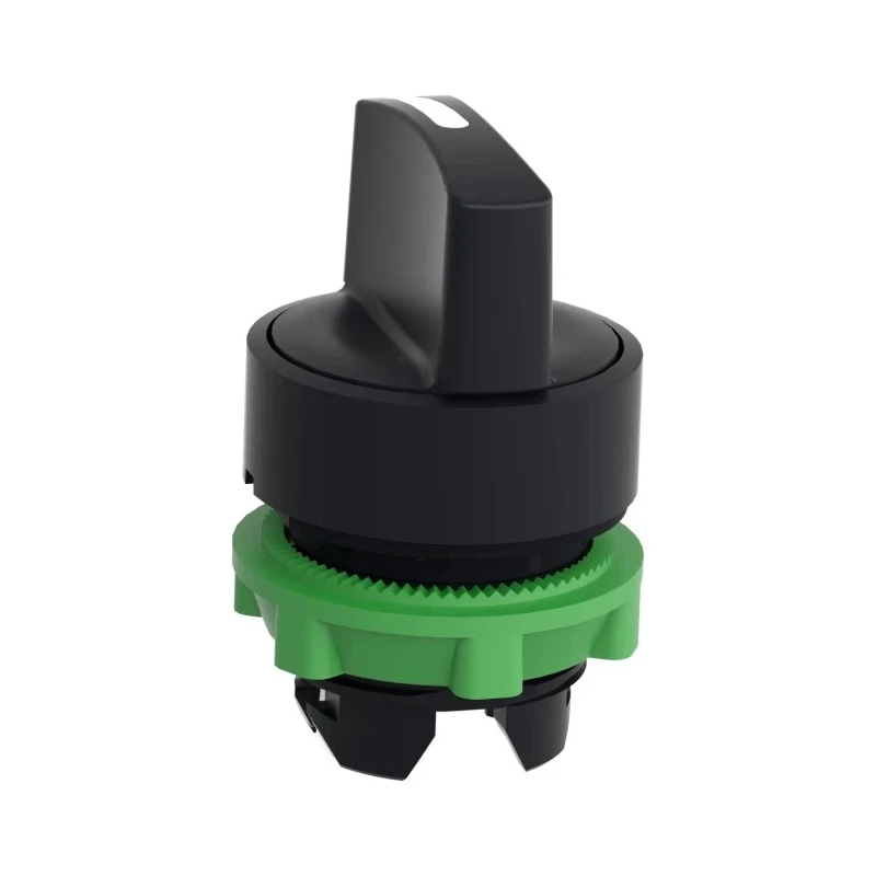 Schneider Electric Harmony Series 3 Position Selector Switch Head, 22 mm Cutout, Black Handle, IP67, IP69, IP69K ZB5AD5