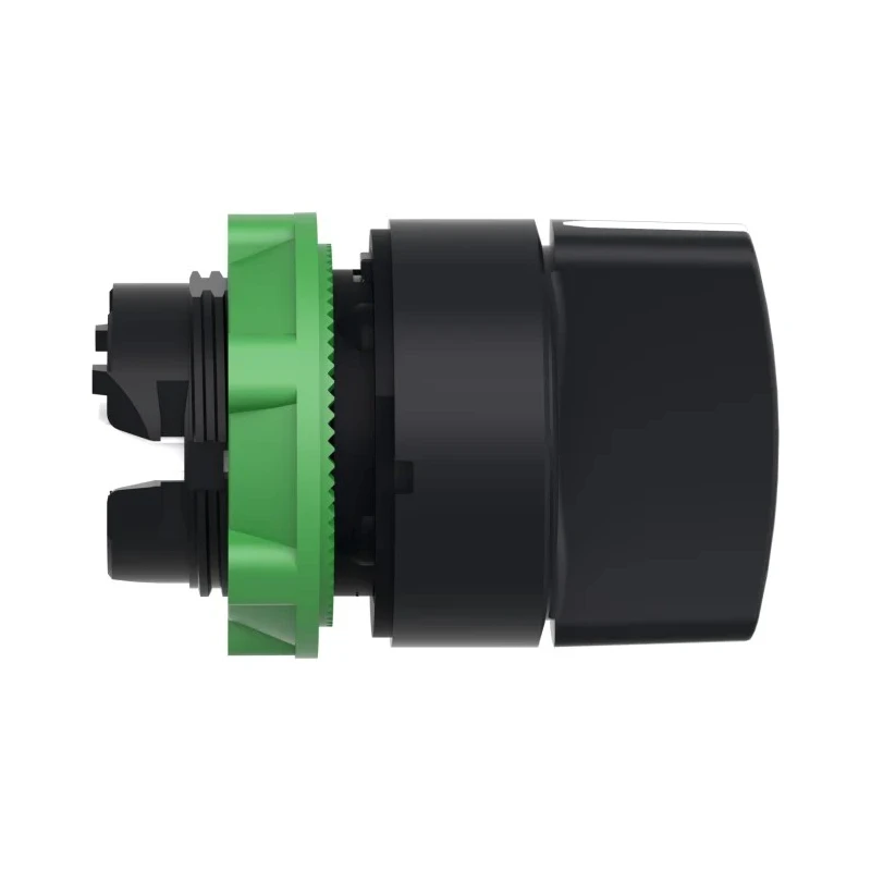 Schneider Electric Harmony Series 3 Position Selector Switch Head, 22 mm Cutout, Black Handle, IP67, IP69, IP69K ZB5AD5