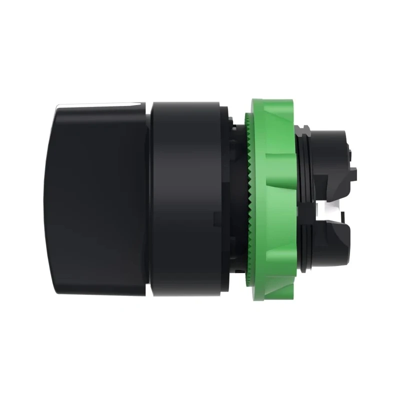 Schneider Electric Harmony Series 3 Position Selector Switch Head, 22 mm Cutout, Black Handle, IP67, IP69, IP69K ZB5AD5