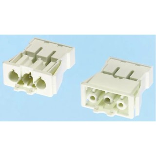 Wieland GST18 Series Panel Mount Connector Female Clamp 3-Pole 16A IP40 250V GST18