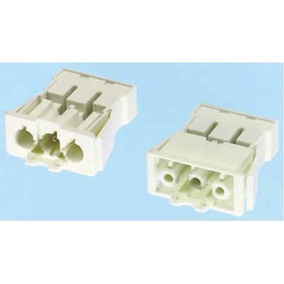Wieland GST18 Series Panel Mount Connector Female Clamp 3-Pole 16A IP40 250V GST18