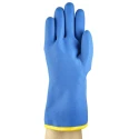 Ansell ActivArmr 97-681 Blue Polyvinyl Chloride Nylon Acrylic Work Gloves Size 10 97681100