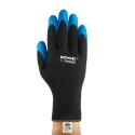 Ansell Black Cotton Work Gloves Size 10 Latex Coating 48305100