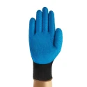 Ansell Black Cotton Work Gloves Size 10 Latex Coating 48305100