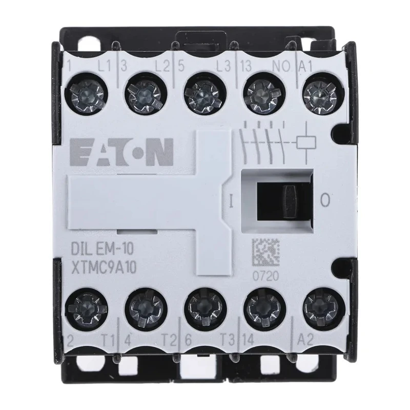 Eaton DILEM Contactor 3-Pole 9A 4kW 380V AC Coil 3 NO Contacts 051787 DILEM-10(380V50HZ,440V60HZ)