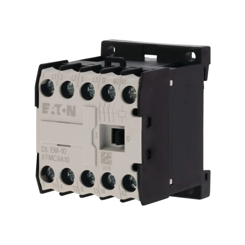 Eaton DILEM Contactor 3-Pole 9A 4kW 380V AC Coil 3 NO Contacts 051787 DILEM-10(380V50HZ,440V60HZ)