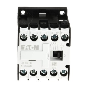 Eaton DILEM Contactor 3-Pole 9 A 4 kW 230V AC Coil, 3 NO, 400V AC 051786 DILEM-10(230V50HZ,240V60HZ)