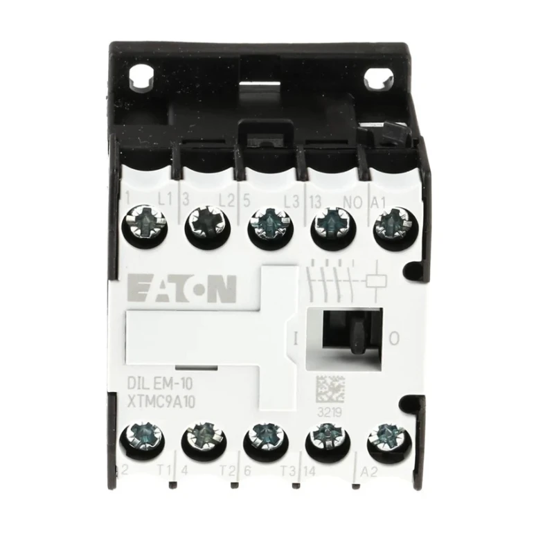 Eaton DILEM Contactor 3-Pole 9 A 4 kW 230V AC Coil, 3 NO, 400V AC 051786 DILEM-10(230V50HZ,240V60HZ)