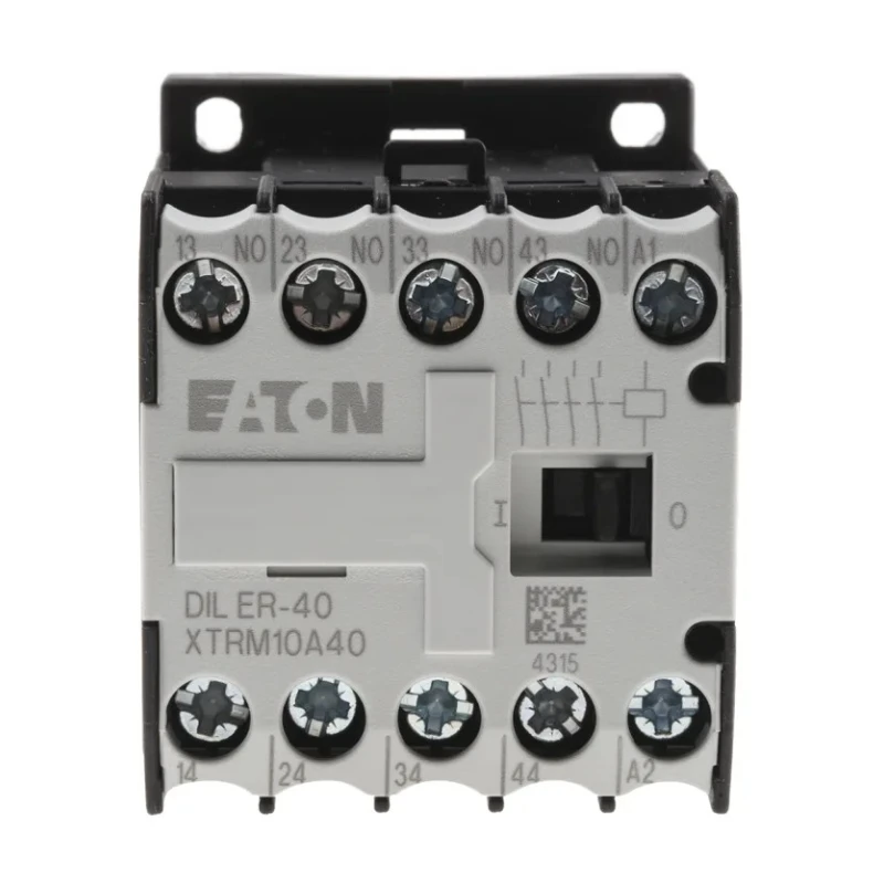 Eaton DILER Contactor Motor Control with 230V AC Coil, 10 A Current, 4 NO Contacts, 400V 051759 DILER-40(230V50HZ,240V60HZ)
