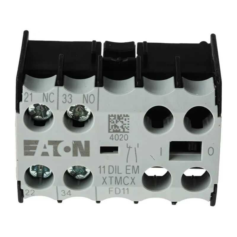 Eaton Auxiliary Contact 2 Contact 1 NO/1 NC Front Mount 10 A 220 V DC 500 V AC DILEM 010080 11DILEM