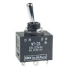 NKK Switches Toggle Switch Panel Mount On-On DPDT Solder Terminal 30V DC 125V AC WT25S