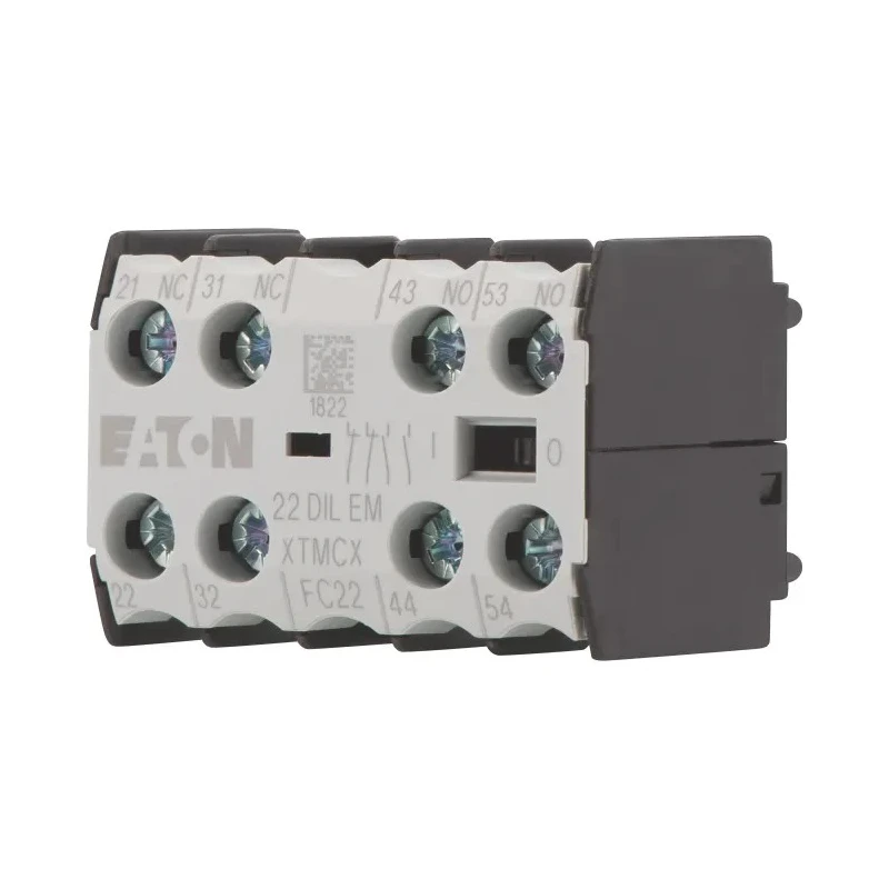 Eaton Auxiliary Contact, 4 Contact, 2 NC/2 NO, DILEM Series, Front Fixing, 4 A, 220 V DC, 500 V AC, 010112 22DILEM
