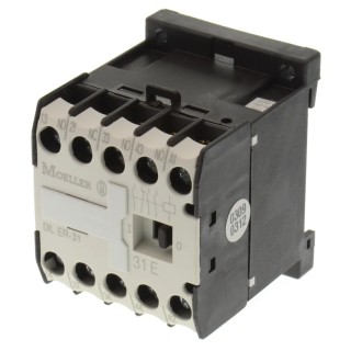 Eaton DILER Contactor with 230V AC Coil, 3 A Contact Current, 3 NO/1 NC, 400V AC Contact 051768 DILER-31(230V50HZ,240V60HZ)