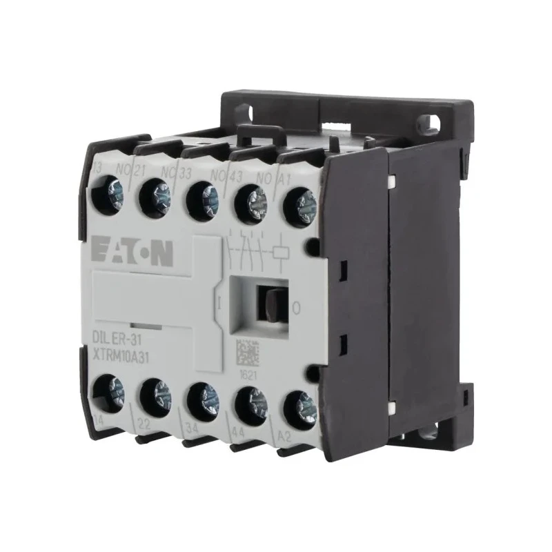 Eaton DILER Contactor with 230V AC Coil, 3 A Contact Current, 3 NO/1 NC, 400V AC Contact 051768 DILER-31(230V50HZ,240V60HZ)