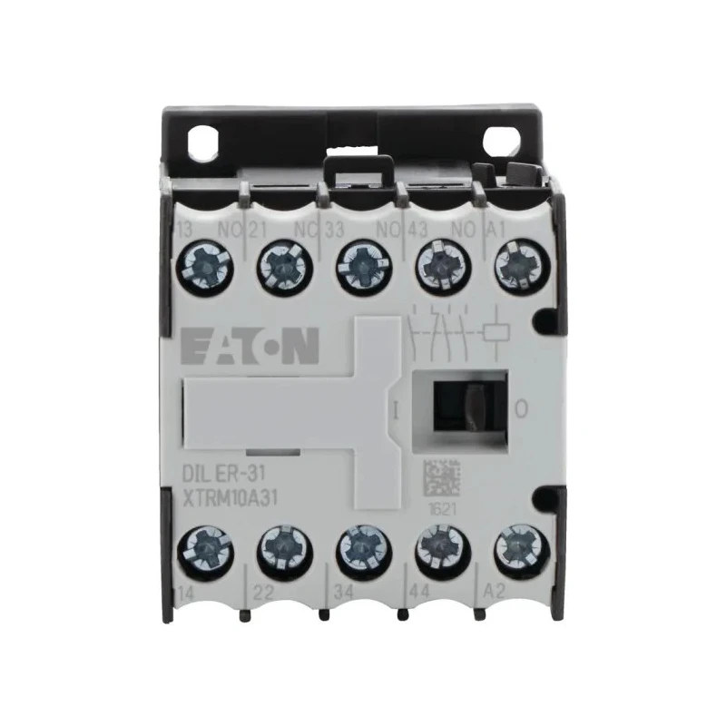 Eaton DILER Contactor with 230V AC Coil, 3 A Contact Current, 3 NO/1 NC, 400V AC Contact 051768 DILER-31(230V50HZ,240V60HZ)
