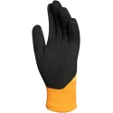 Ansell ActivArmr 97-011 Black Orange Polyester Acrylic Work Gloves Size 8 Nitrile Coating 97011080