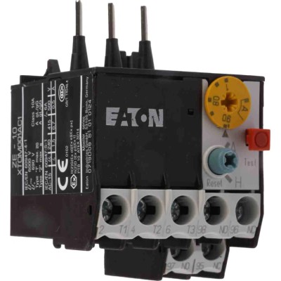 Eaton ZE Overload Relay 1 NO/1 NC 0.6-1 A Adjustable Current Range 6W Power 600V AC Control Voltage 014376 ZE-1,0