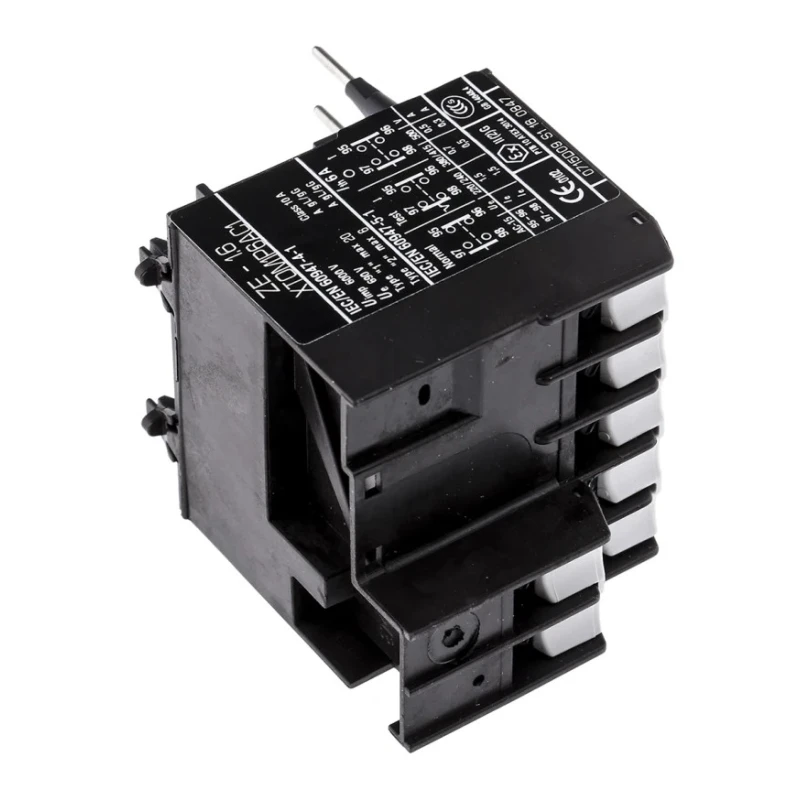 Eaton ZE Series Overload Relay 1 NO/1 NC, 1 to 1.6 A F.L.C, 1.6A Contact Rating, 6W Power, 600V AC Control 014432 ZE-1,6