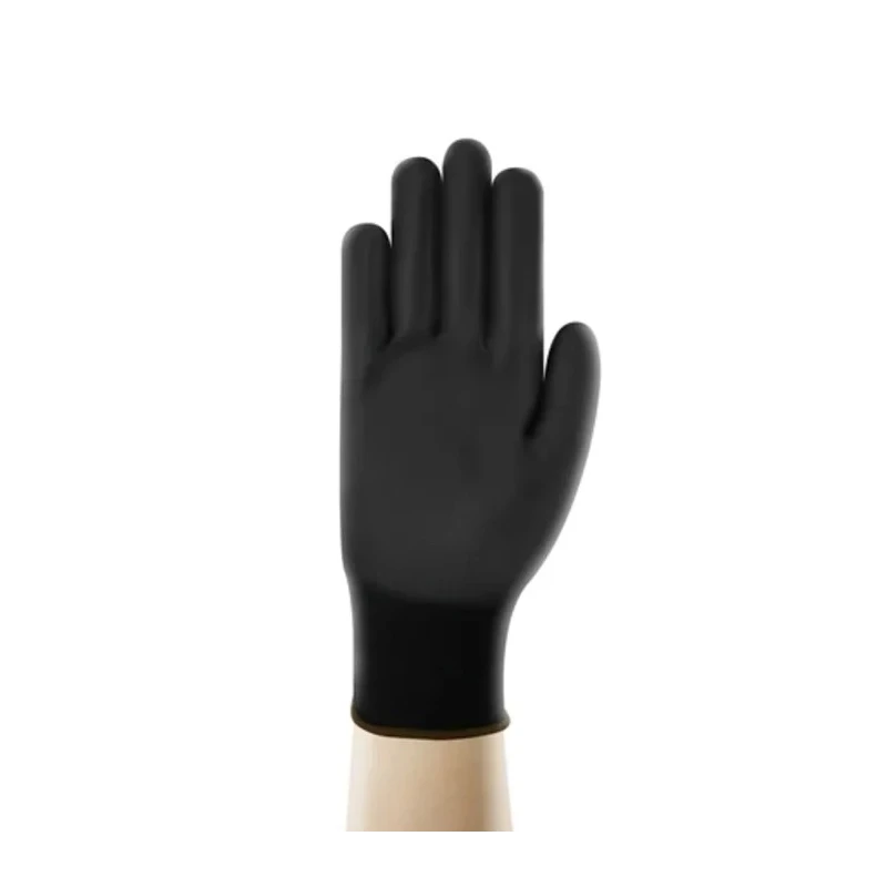 Ansell Edge Black Polyester Work Gloves, Size 10, Polyurethane Coating 48126100