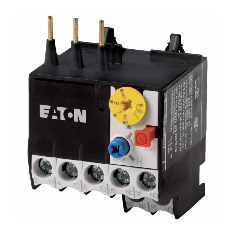 Eaton ZE Overload Relay 1 NO/1 NC, 2.4 to 4A FLC Motor Rating, 4A Contact Rating, 6 W Power, 600V AC Control 014518 ZE-4