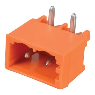 WAGO MCS Series Pluggable Terminal Block, 2-Contact, 5.08 mm Pitch, 1 Row, 12A, 630V, Right Angle, Solder 231-532