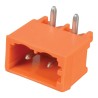 WAGO MCS Series Pluggable Terminal Block, 2-Contact, 5.08 mm Pitch, 1 Row, 12A, 630V, Right Angle, Solder 231-532