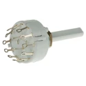 Lorlin 6 Position DPST Rotary Switch 150mA Solder Tab CK1035