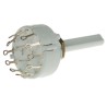 Lorlin 6 Position DPST Rotary Switch 150mA Solder Tab CK1035