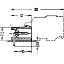 WAGO MCS Series Pluggable Terminal Block, 2-Contact, 5.08 mm Pitch, 1 Row, 12A, 630V, Right Angle, Solder 231-532