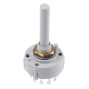 Lorlin Midget Wafer 3 Position 4PST Rotary Switch 150mA 250V AC/DC Silver Actuator CK1037