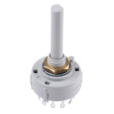 Lorlin Midget Wafer 3 Position 4PST Rotary Switch 150mA 250V AC/DC Silver Actuator CK1037