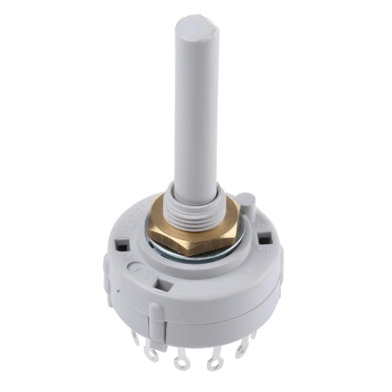 Lorlin Midget Wafer 3 Position 4PST Rotary Switch 150mA 250V AC/DC Silver Actuator CK1037