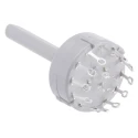Lorlin Midget Wafer 3 Position 4PST Rotary Switch 150mA 250V AC/DC Silver Actuator CK1037