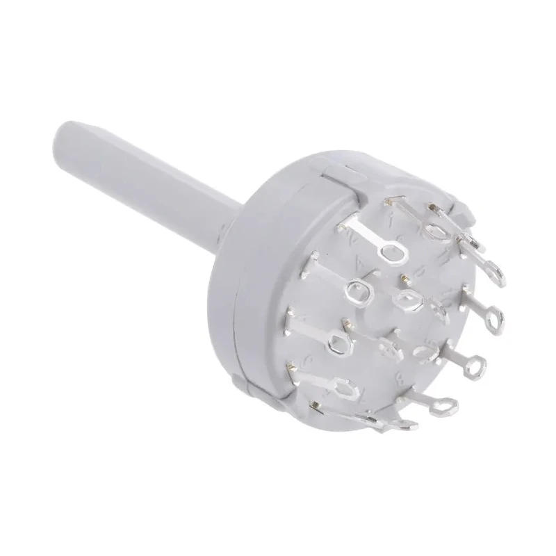 Lorlin Midget Wafer 3 Position 4PST Rotary Switch 150mA 250V AC/DC Silver Actuator CK1037