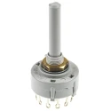Lorlin 4 Position 3PST Rotary Switch, 150mA Current, Panel Mount, Solder Tab Terminals CK1036
