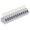 WAGO 256 Series PCB Terminal Block, 12-Contact, 5.08 mm Pitch, 16A, 250V, Grey 256 412