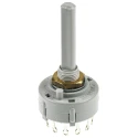 Lorlin 4 Position 3PST Rotary Switch, 150mA Current, Panel Mount, Solder Tab Terminals CK1036