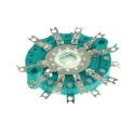 NSF Rotary Switch Wafer 32mm Diameter 4 Positions 3 Contacts 300V AC/DC 454481MK