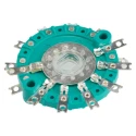 NSF Rotary Switch Wafer 32mm Diameter 6 Positions 300V AC/DC 2 Contacts 454480MK