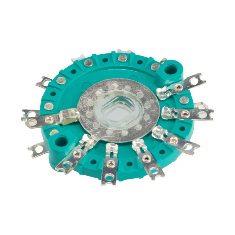 NSF Rotary Switch Wafer 32mm Diameter 6 Positions 300V AC/DC 2 Contacts 454480MK