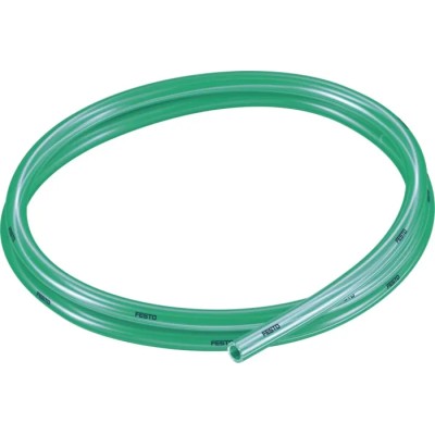 Festo Green Polyurethane Plastic Tube 8 mm Outside Diameter 5.7 mm Inside Diameter 50 m Length 10 bar PUN-H-8X1,25-TGN