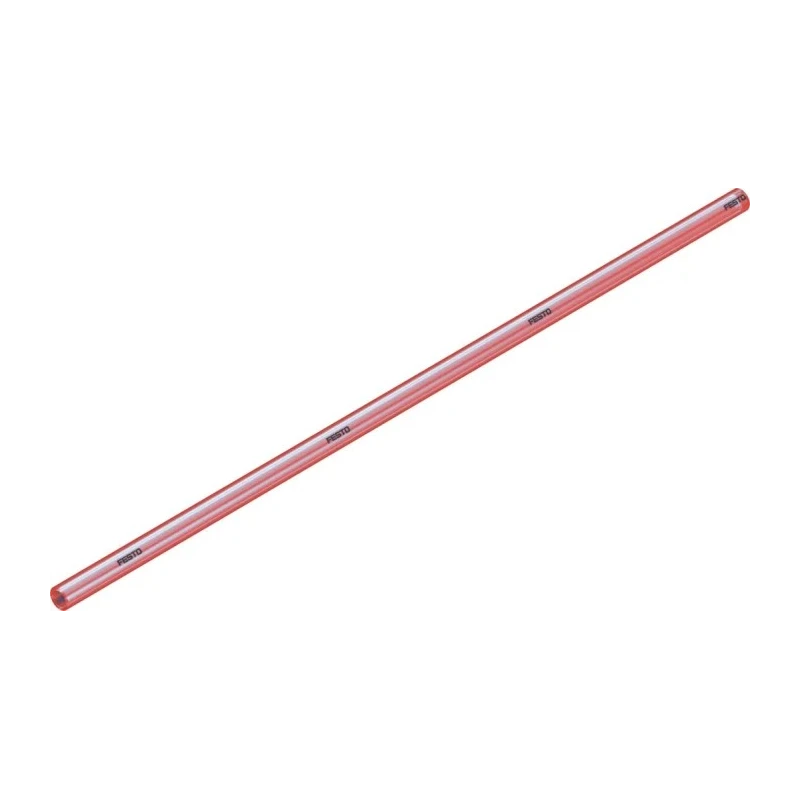 Festo Plastic Tube Red Polyurethane 6 mm Outside Diameter 50 m Length Hydrolysis Resistant PUN-H-6X1-TRT