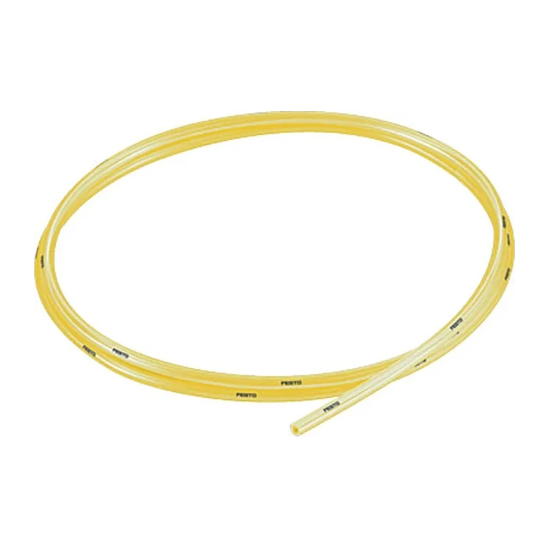 Festo Compressed Air Pipe Yellow Polyurethane 4 mm 50 m Hydrolysis Resistant for Food and Industrial PUN-H-4X0,75-TGE