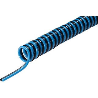 Festo Polyurethane Blue Black 2 m Recoil Hose 60 °C PUN-10X1,5-S-2-DUO-BS